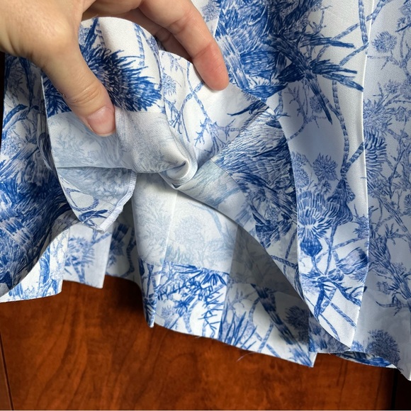 NWT Cedric Charlier Fantasy Print White on Garmentory Skirt / Size 6 - Picture 8 of 16